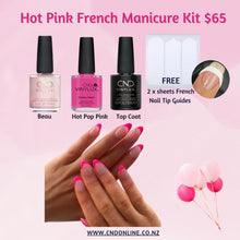 Load image into Gallery viewer, Hot Pink French Manicure Nails Kit