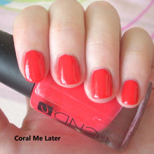Load image into Gallery viewer, CND™ CREATIVE PLAY - Coral me later - Creme Finish (Discontined)