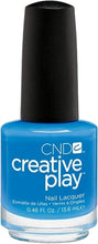 Load image into Gallery viewer, Aquaslide bright blue nail polish CND