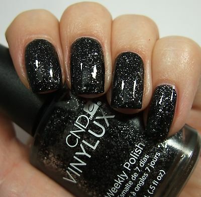 Forbipasserende genvinde lugtfri CND VINYLUX | Black Glitter Nail Polish | Dark Diamonds #230 –  cndonline.co.nz