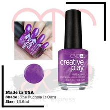 Load image into Gallery viewer, Fuchsia Is Ours purple nail polish CND Creative Play