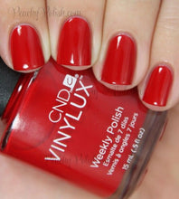 Load image into Gallery viewer, Hollywood nail polish CND red nail polish