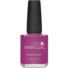 Load image into Gallery viewer, Magenta Mischief CND Vinylux bright purple-pink nail polish