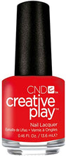 Load image into Gallery viewer, Mango About Town red nail polish CND Creative Play