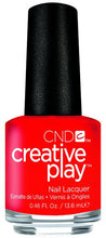 Load image into Gallery viewer, Red-y To Roll red nail polish CND Creative Play