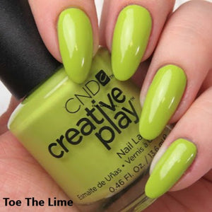 CND™ CREATIVE PLAY - Toe the Lime - Creme Finish