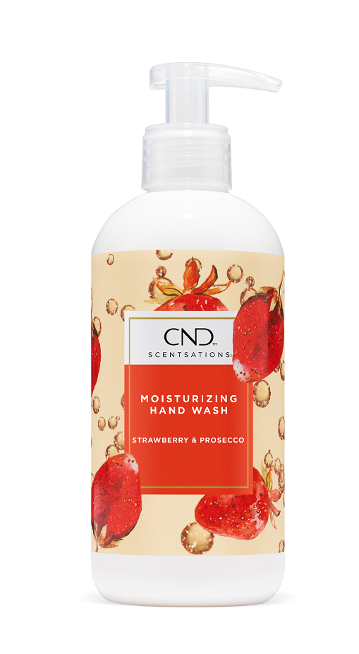 CND Scentsations Wash - Strawberry & Prosecco (Limited Edition) 390ml