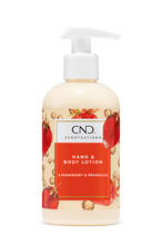Load image into Gallery viewer, CND Scentsations Lotion - Strawberry &amp; Prosecco 245ml (Limited Edition)
