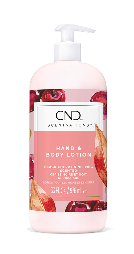 CND  Scentsations Lotion - Black Cherry & Nutmeg  976ml