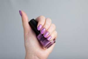 A Lilac-y story - purple nail polish