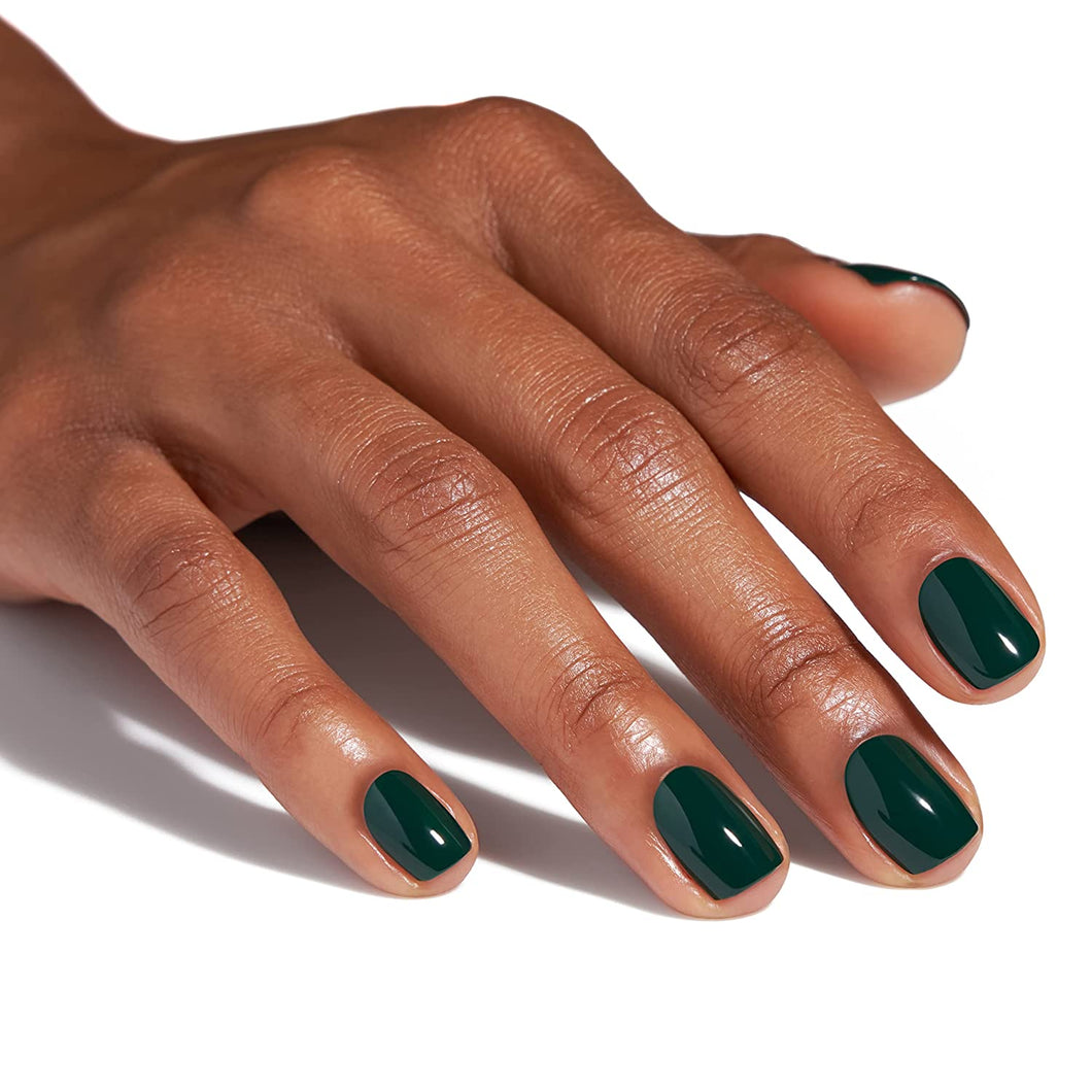Aura - dark green nail  polish CND