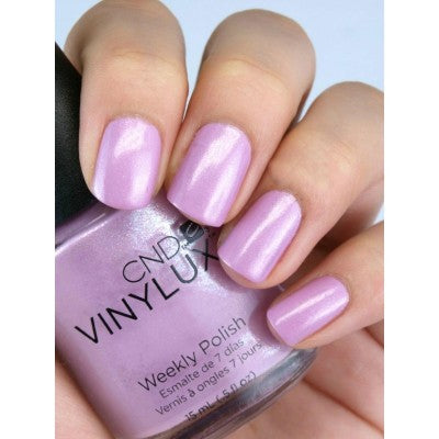 Beckoning Begonia - CND Vinylux pink purple nail polish