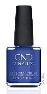 Blue Eyeshadow blue nail polish CND