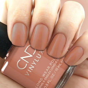 Boheme nail polish CNE Vinylux - caramel nude nail polish
