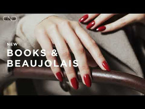 Books & Beaujolais - red nail polish CND Vinylux