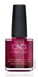 Butterfly Queen - dark pink glitter nail polish