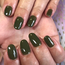 Load image into Gallery viewer, Cap &amp; Gown - Dark olive green nail polish - CND Vinylux
