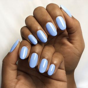 Chance Taker - pale blue nail polish CND