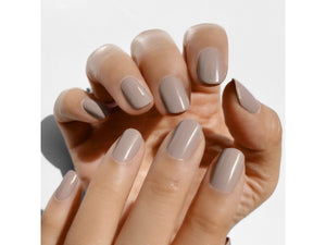 Change Sparker - grey nail polish - CND