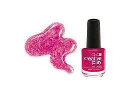 Cherry Glo Round Creative Play bright pink nail polish