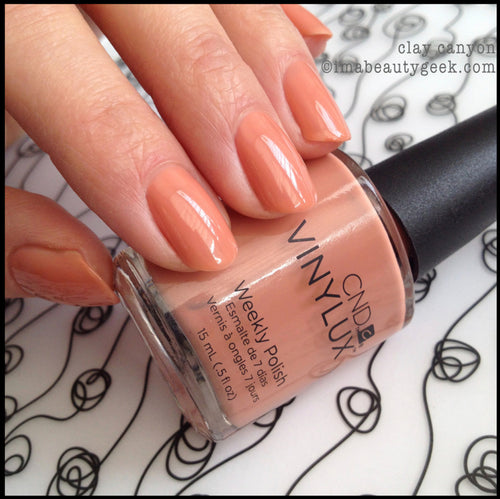 Clay Canyon CND terracotta nail polish