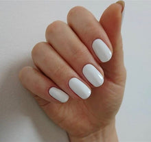 Load image into Gallery viewer, Cream Puff Vinylux white nails

