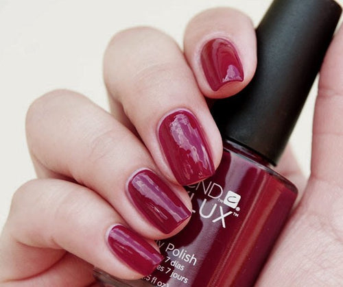 Decadence - red nail polish CND Vinylux