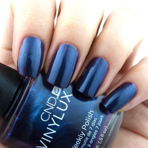 Eternal Midnight navy nail polish CND Vinylux