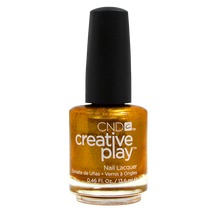 Load image into Gallery viewer, Gilty or Innocent gold nail polish CND

