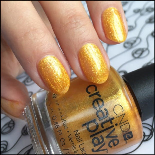 Gilty Or Innocent gold nail polish CND Creative Play