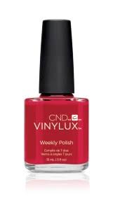 Hollywood bottle of red nail polish from CND
