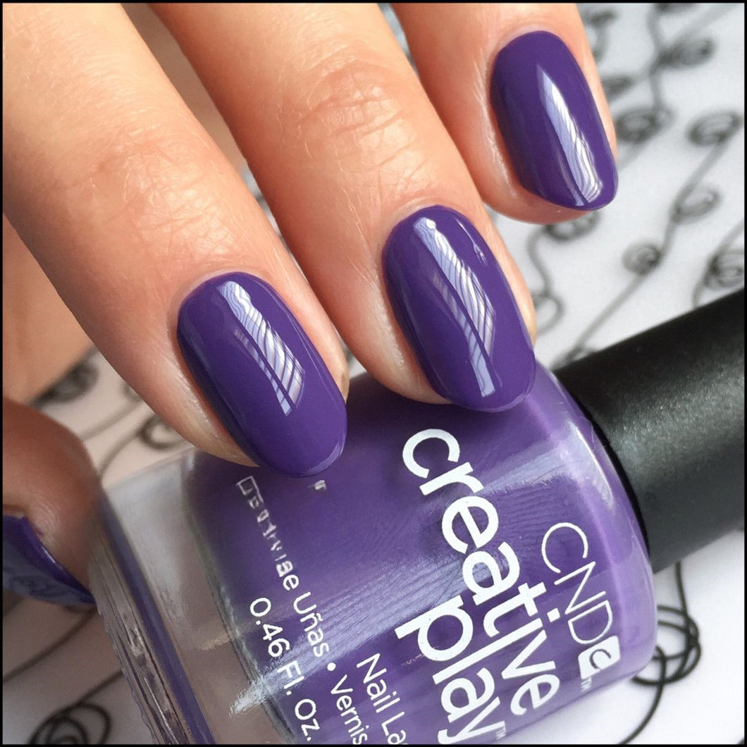 Isnt She Prape - purple nail polish - CND Creative Play