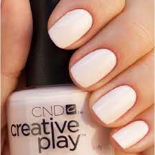 Life's A Cupcake pale pink nail polish CND CReative Play