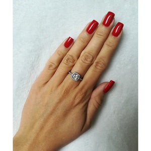 Liberte red nail polish CND Vinylux 