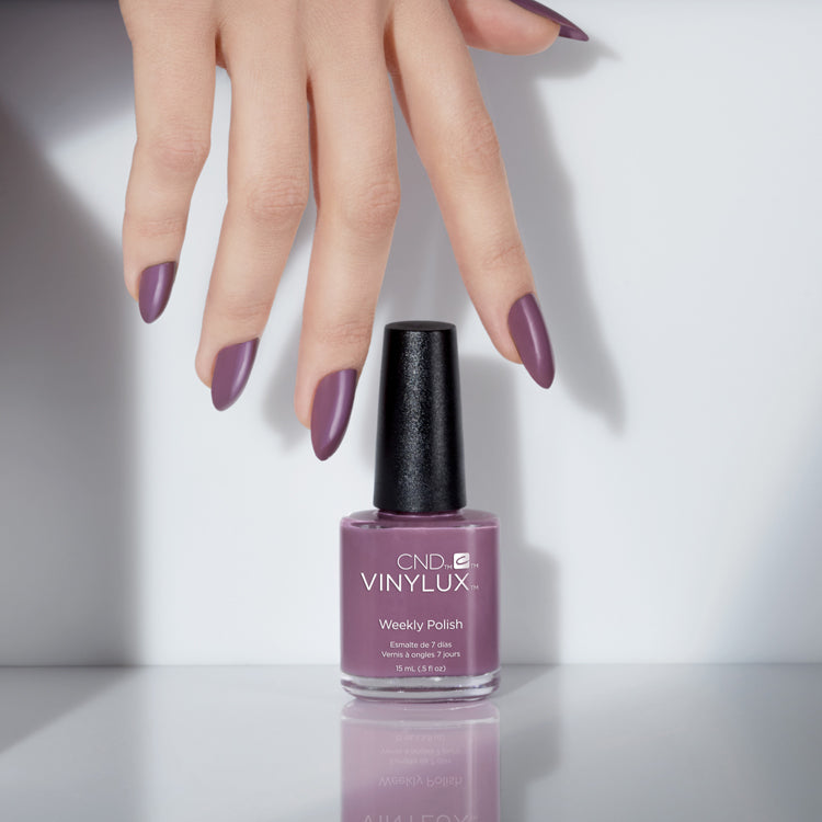 Lilac Eclipse plum purple nails CND Vinylux