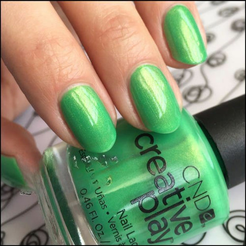 Love It Or Leaf It green nail polish CND Creative Play