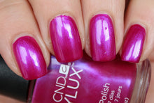 Load image into Gallery viewer, Magenta Mischief purple-pink nails CND Vinylux
