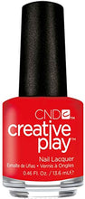 Load image into Gallery viewer, Mango About Town red nail polish CND Creative Play
