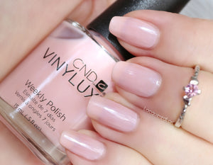 Negligee semi sheer pink nail polish from CND