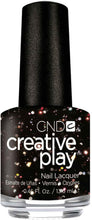 Load image into Gallery viewer, Nocturne It Up black glitter nail polish CND Creative play
