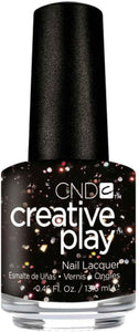 Nocturne It Up black glitter nail polish CND Creative play