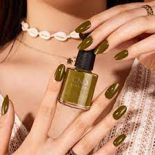 Olive Grove CND Vinylux olive green nail polish