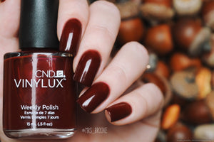 Oxblood CND Nail POlish burgundy