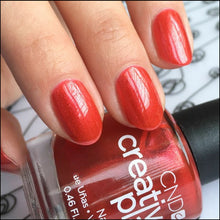 Load image into Gallery viewer, Persimmon-ality red nail polish CND
