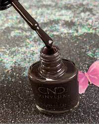 Phantom nail polish dark brown CND
