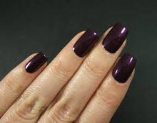 Load image into Gallery viewer, Plum Paisley CND Vinylx dark purple nail polish
