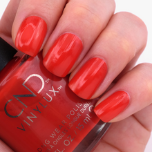Load image into Gallery viewer, Poppy Red nail polish that lasts 7 days
