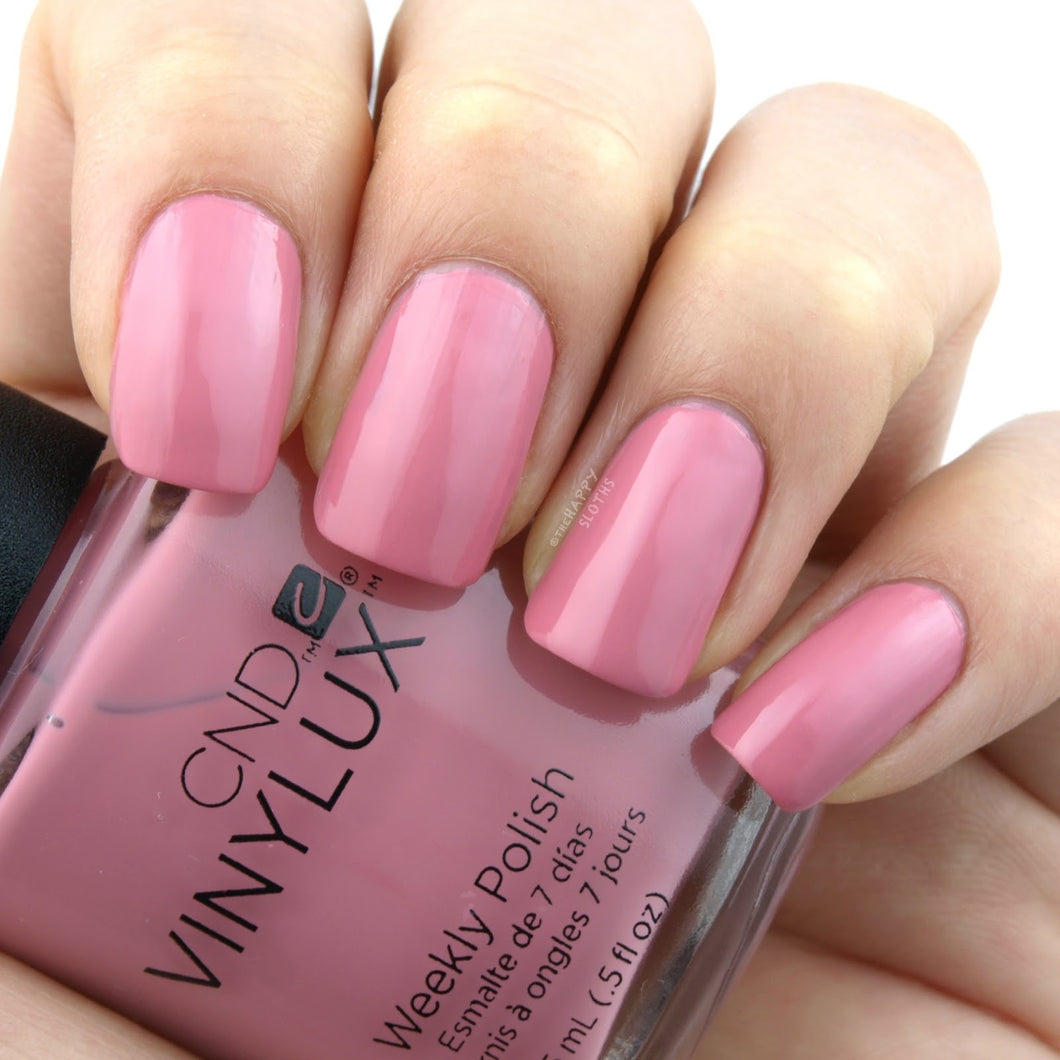Rose Bud CND Vinylux Rose pink nail polish long wear