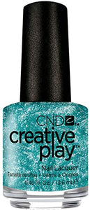 Sea The Light metallic green nail polish Creative Play