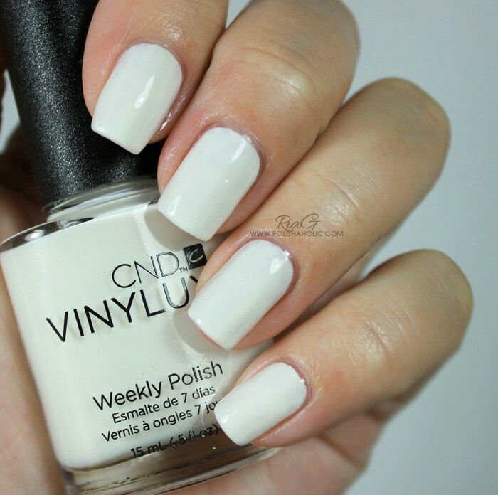 Studio White nail polish CND Vinylux